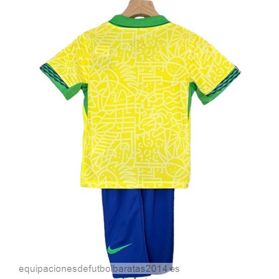 Nuevo 1ª Conjunto De Niños Brasil 2024 Amarillo Baratas